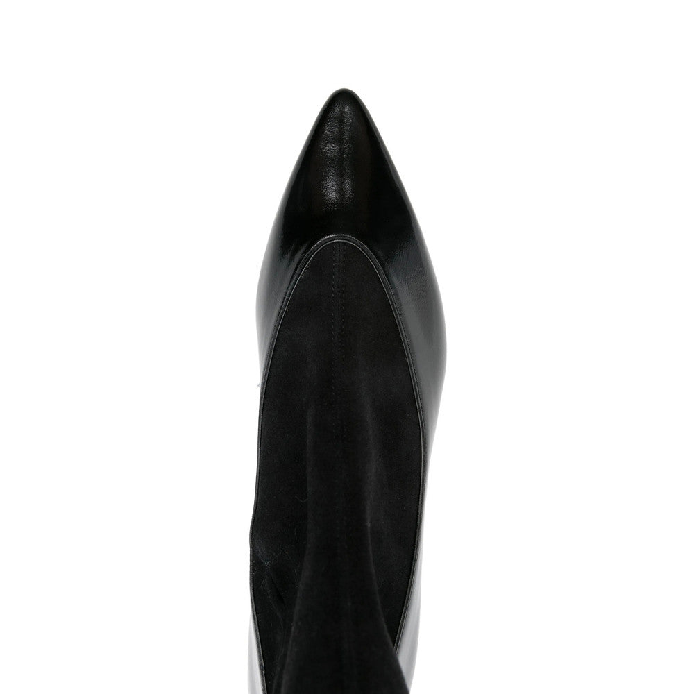 Black Tourni Leather Boots 4