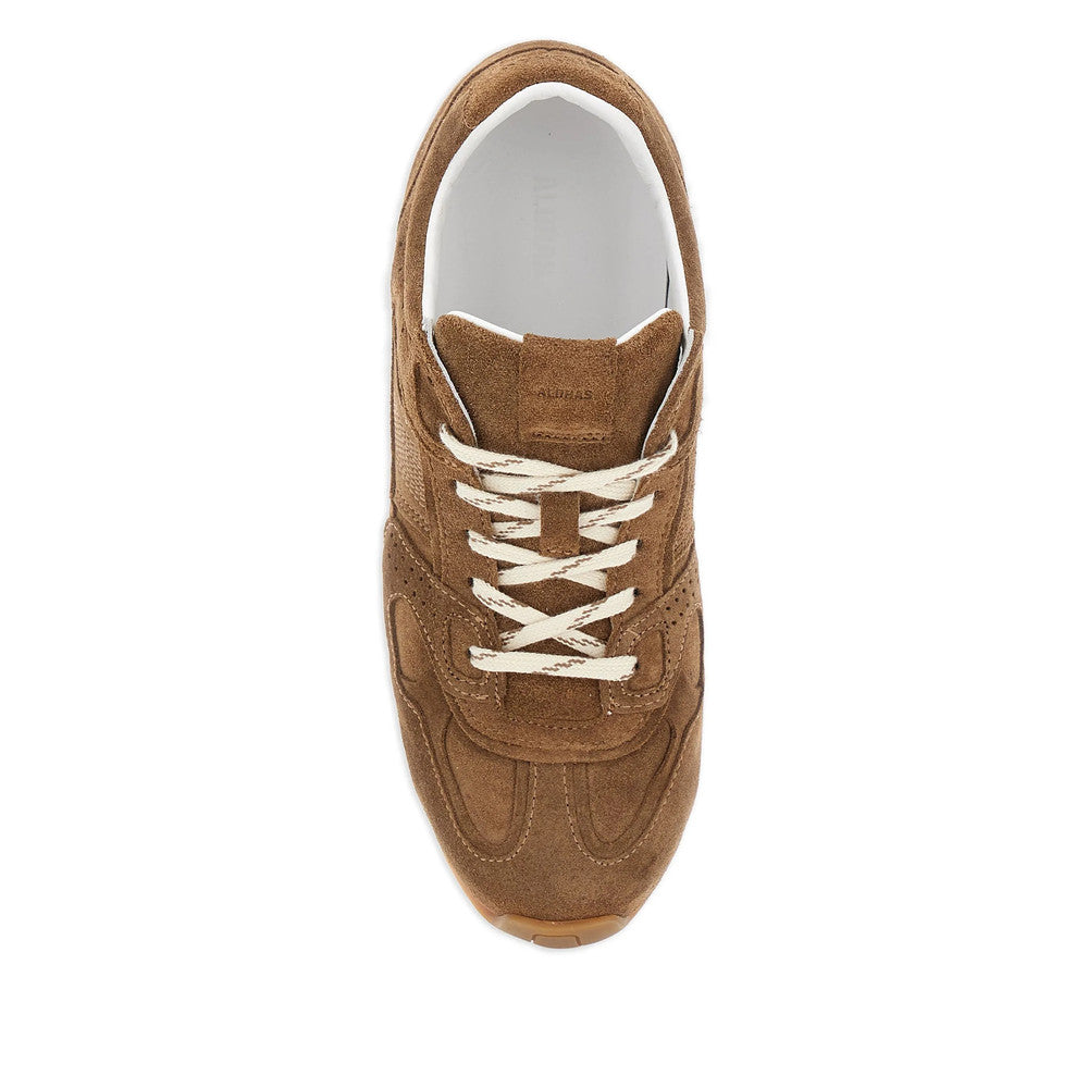 Brown Textured Subro Sneakers 4