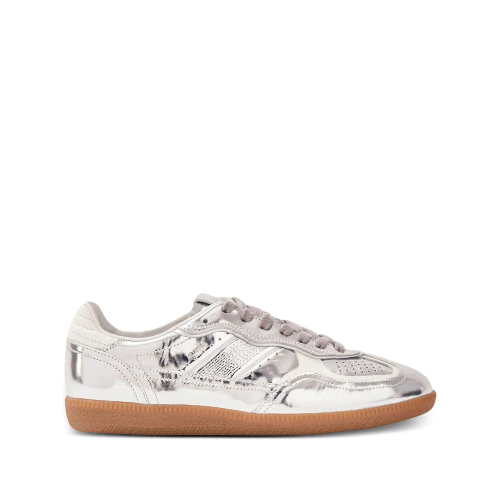 Grey Leather Sneakers 1