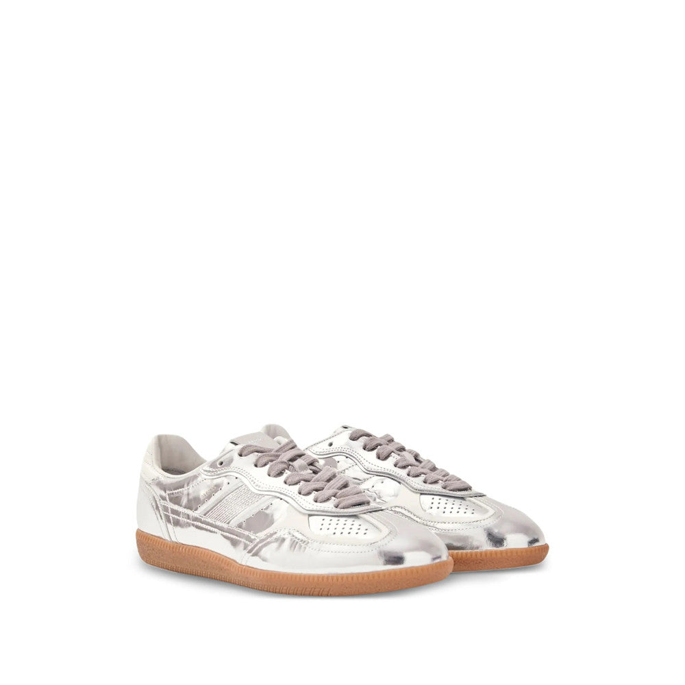 Grey Leather Sneakers 2