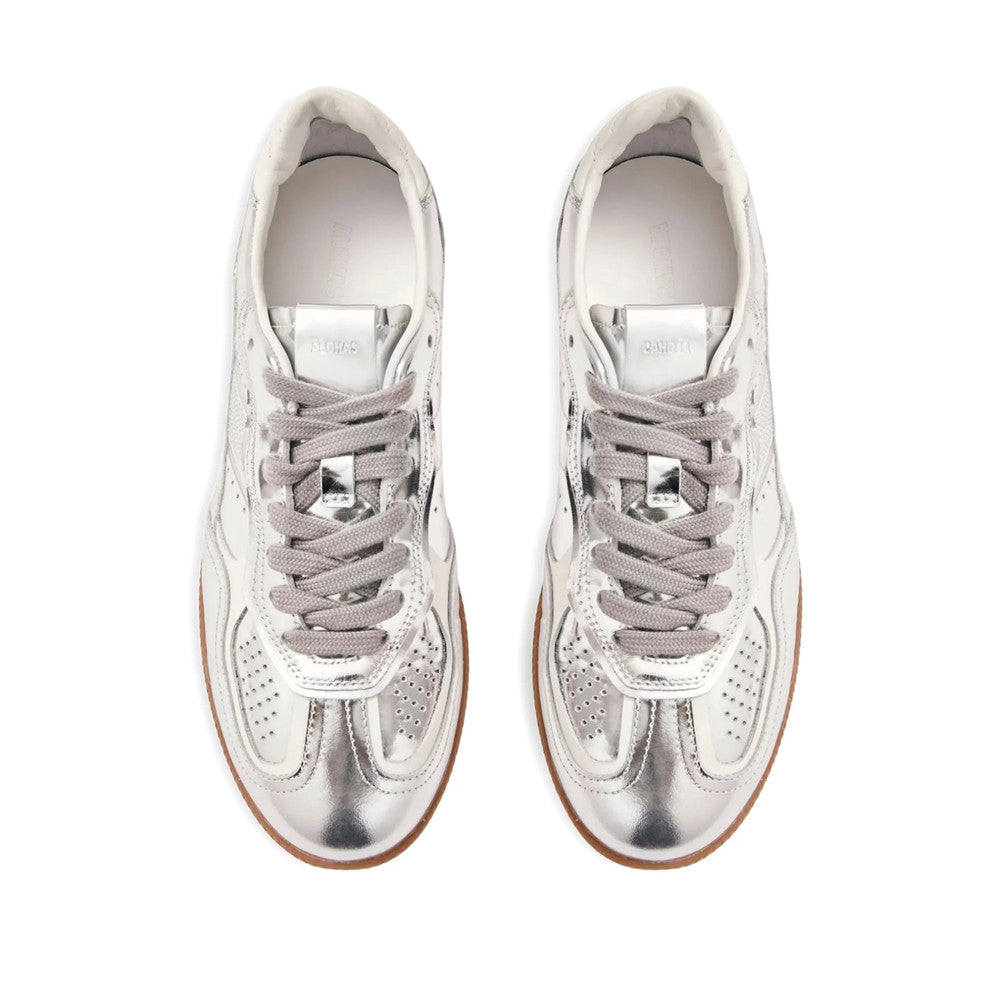 Grey Leather Sneakers 4