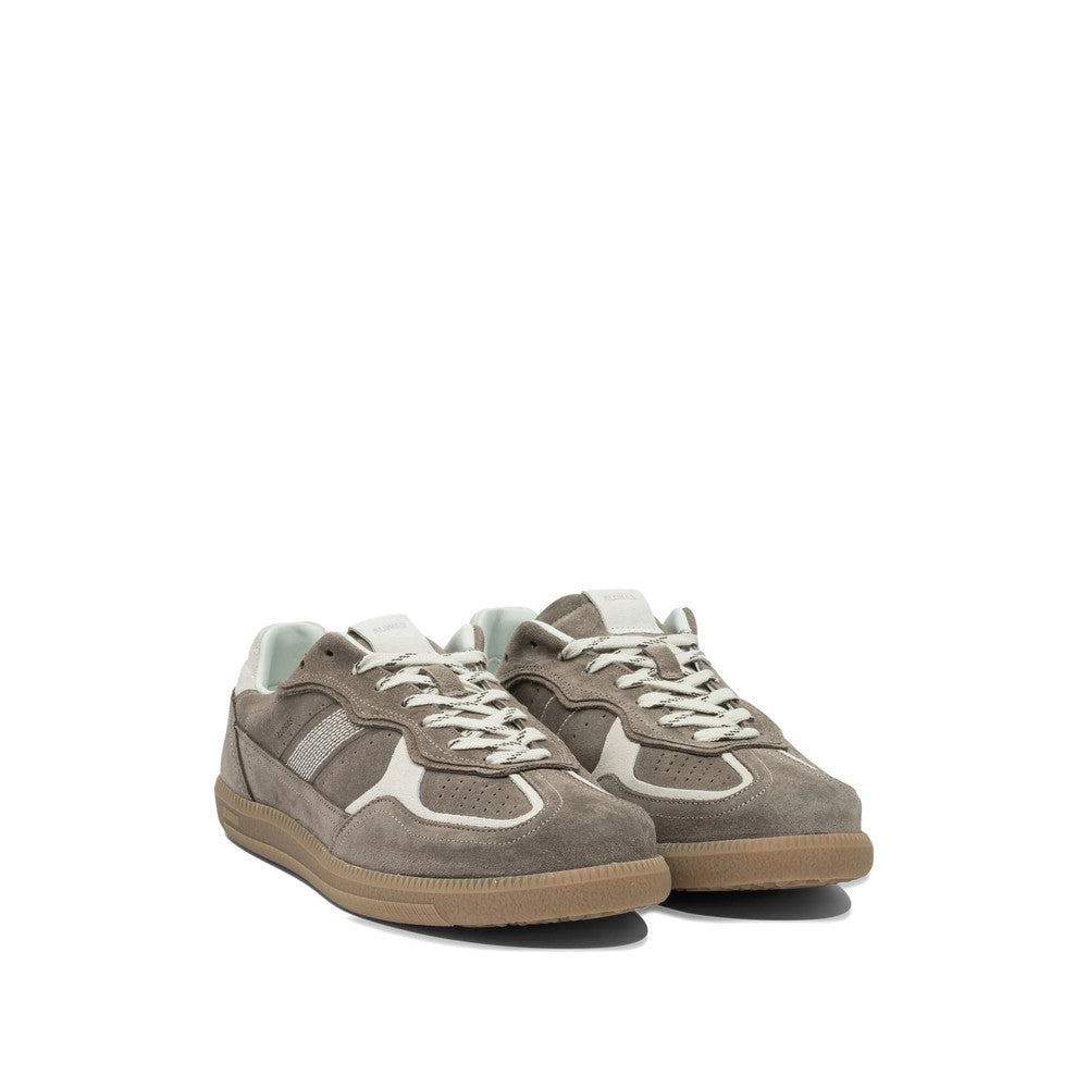Brown Perforated Rife Sneakers 2
