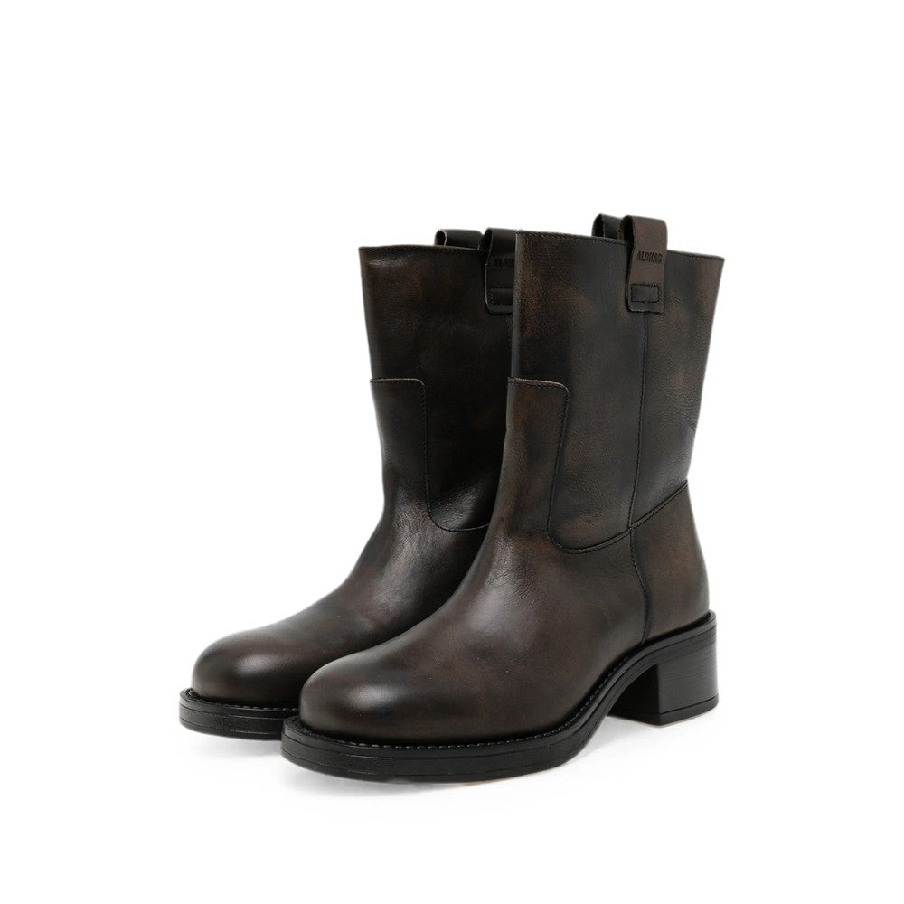Brown Leather Cedar Boots 3