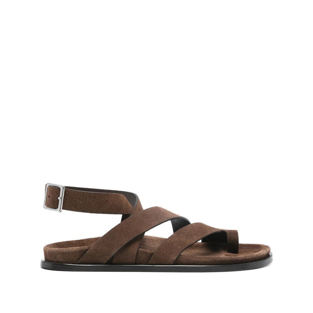 Brown Slingback Sandals 1
