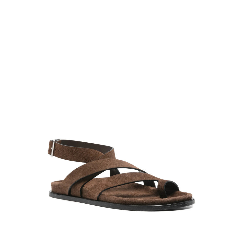 Brown Slingback Sandals 2