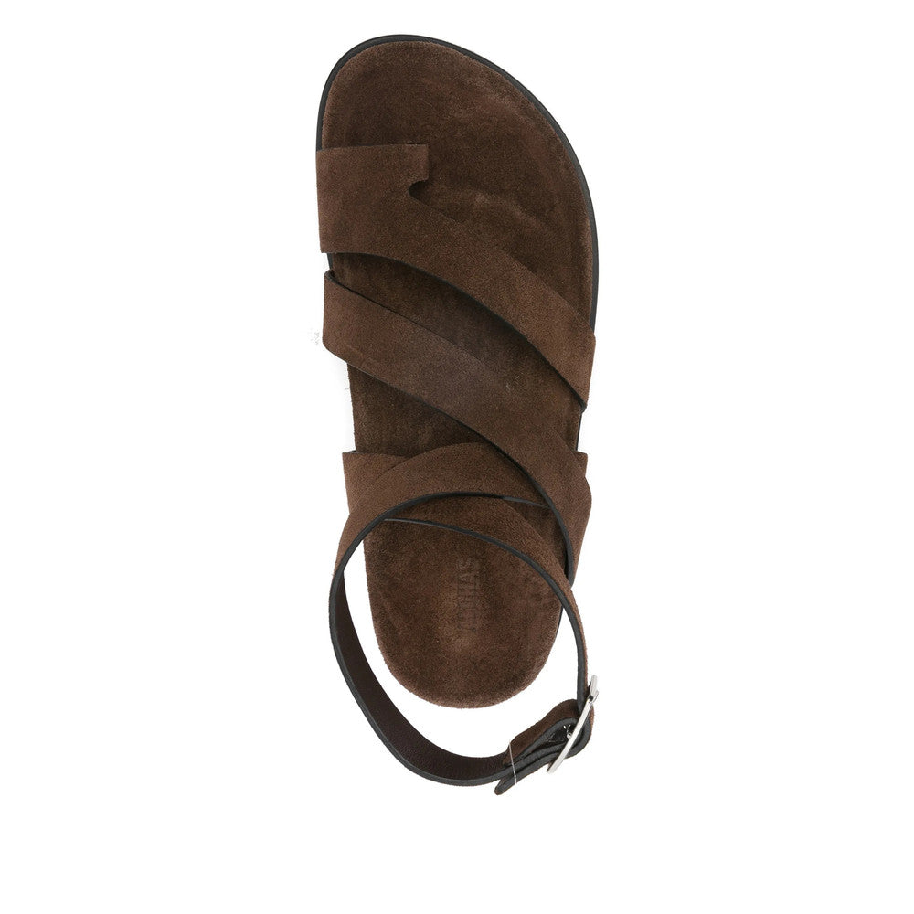 Brown Slingback Sandals 4