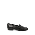 Black Leather Aldous Loafers 1