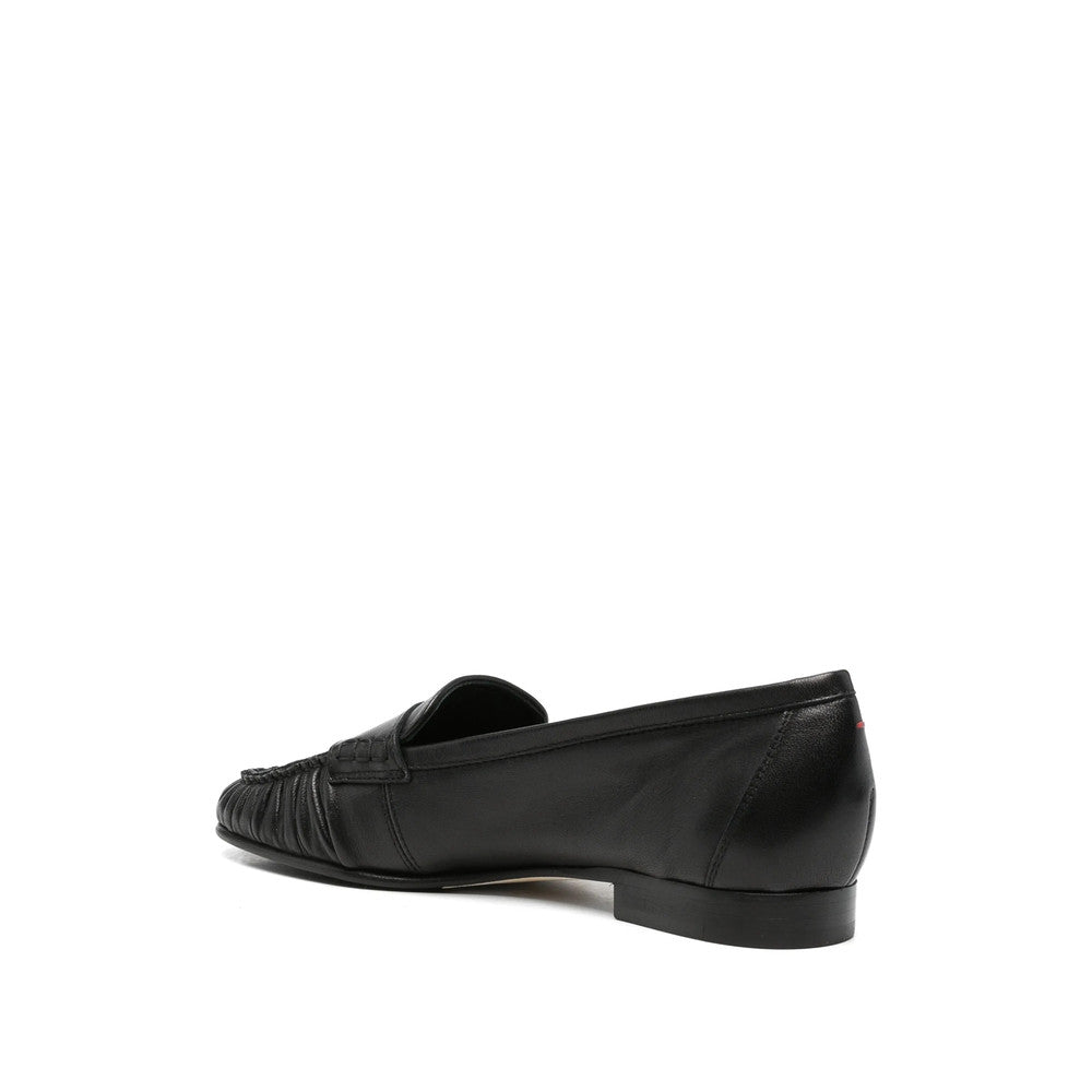 Black Leather Aldous Loafers 2