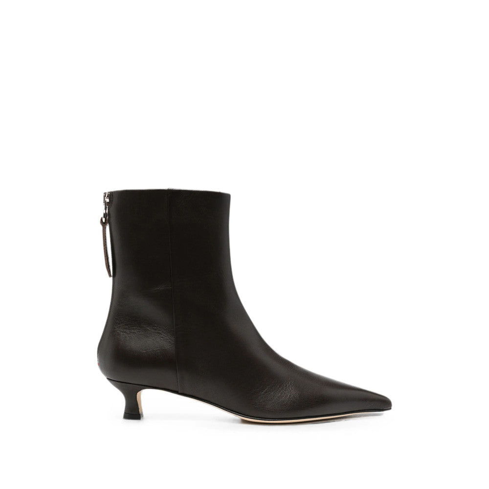 Brown Leather Zoe Boots 2