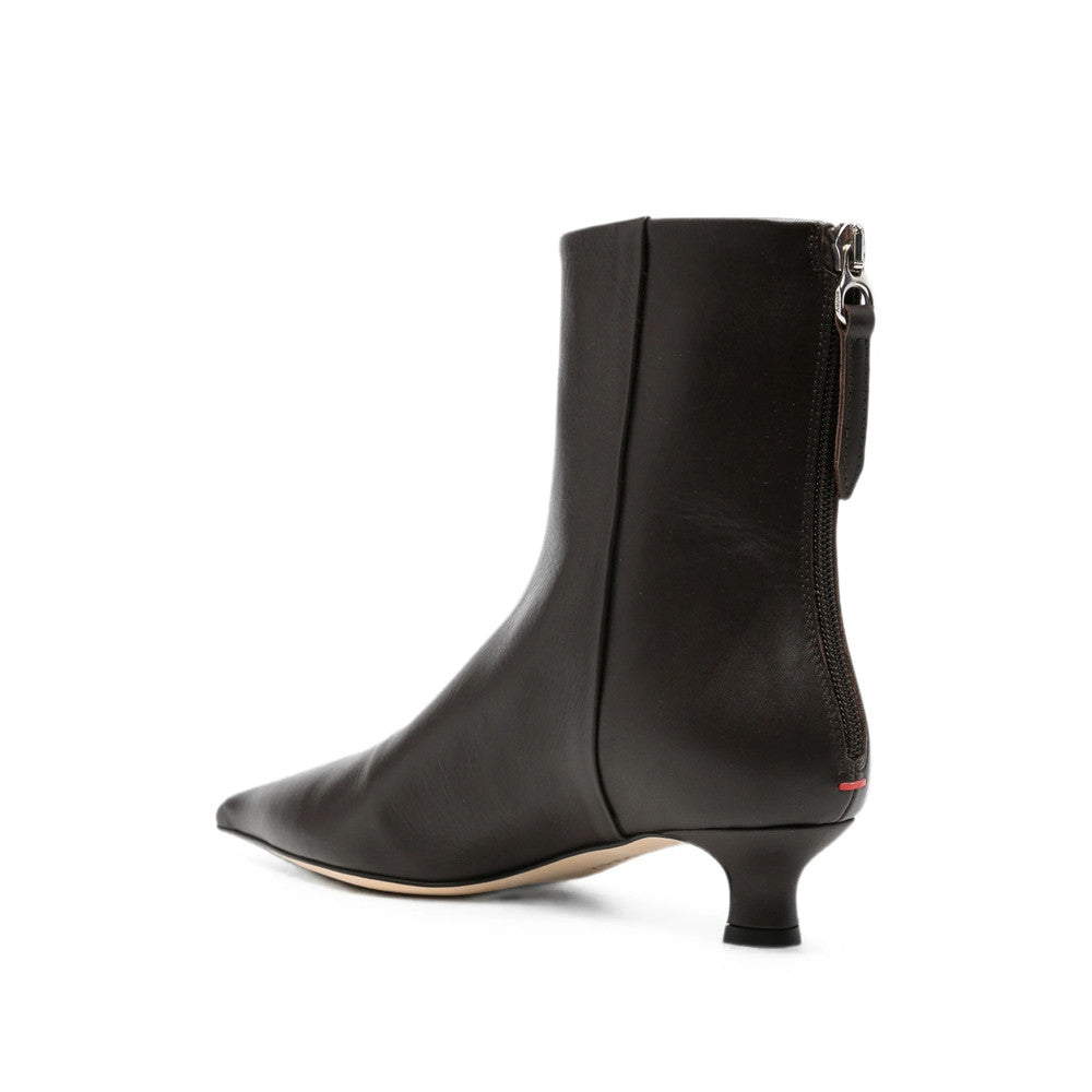 Brown Leather Zoe Boots 3