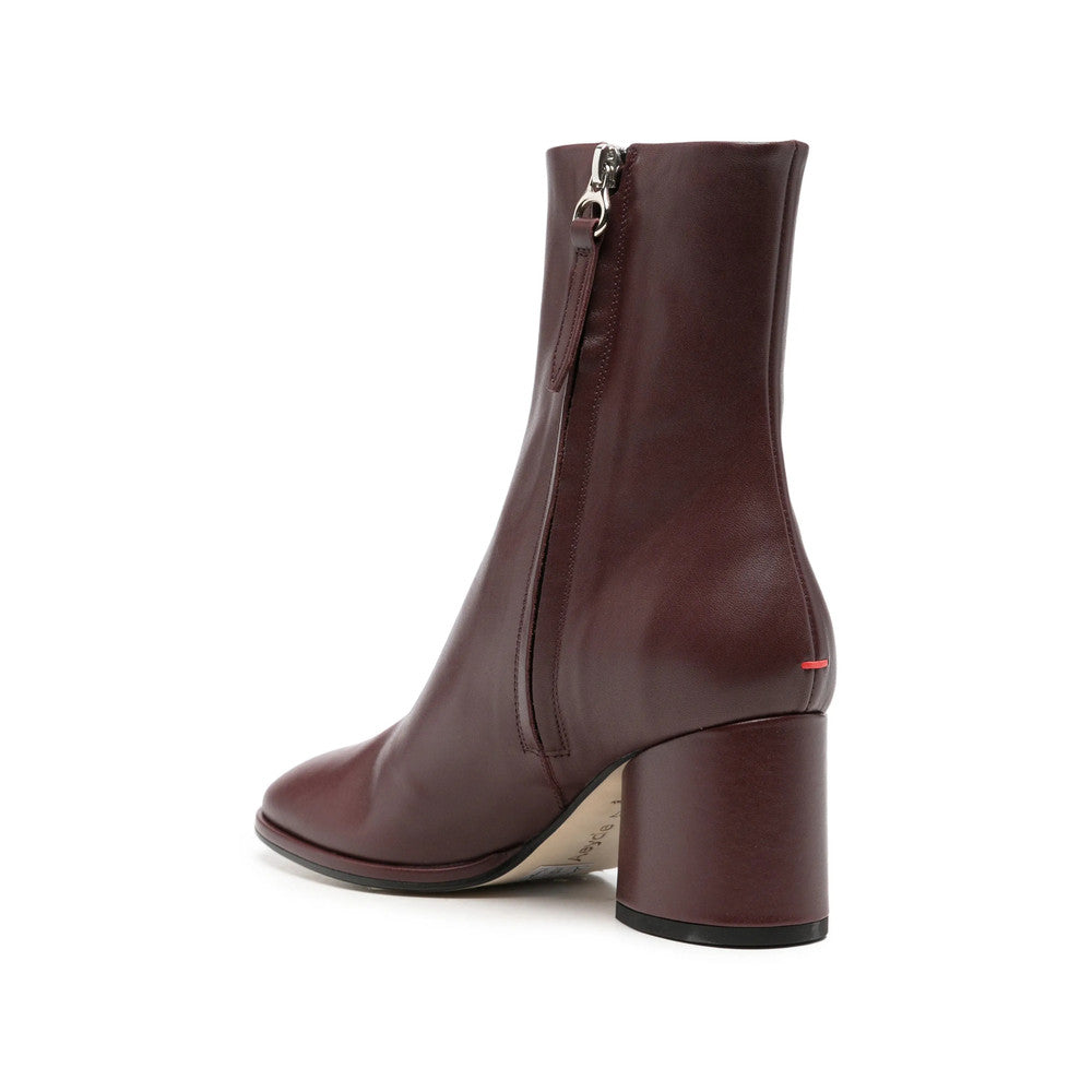 Brown Leather Ayla Boots 4