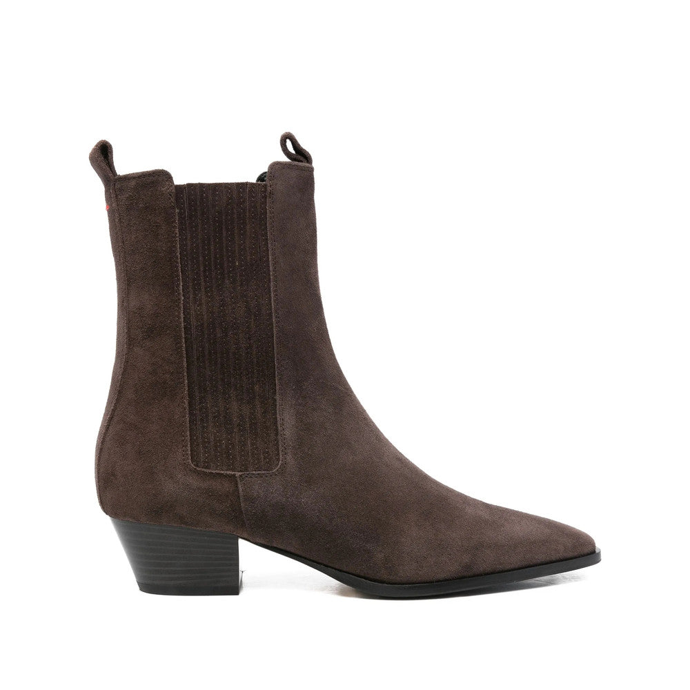 Brown Suede Agata Boots 2
