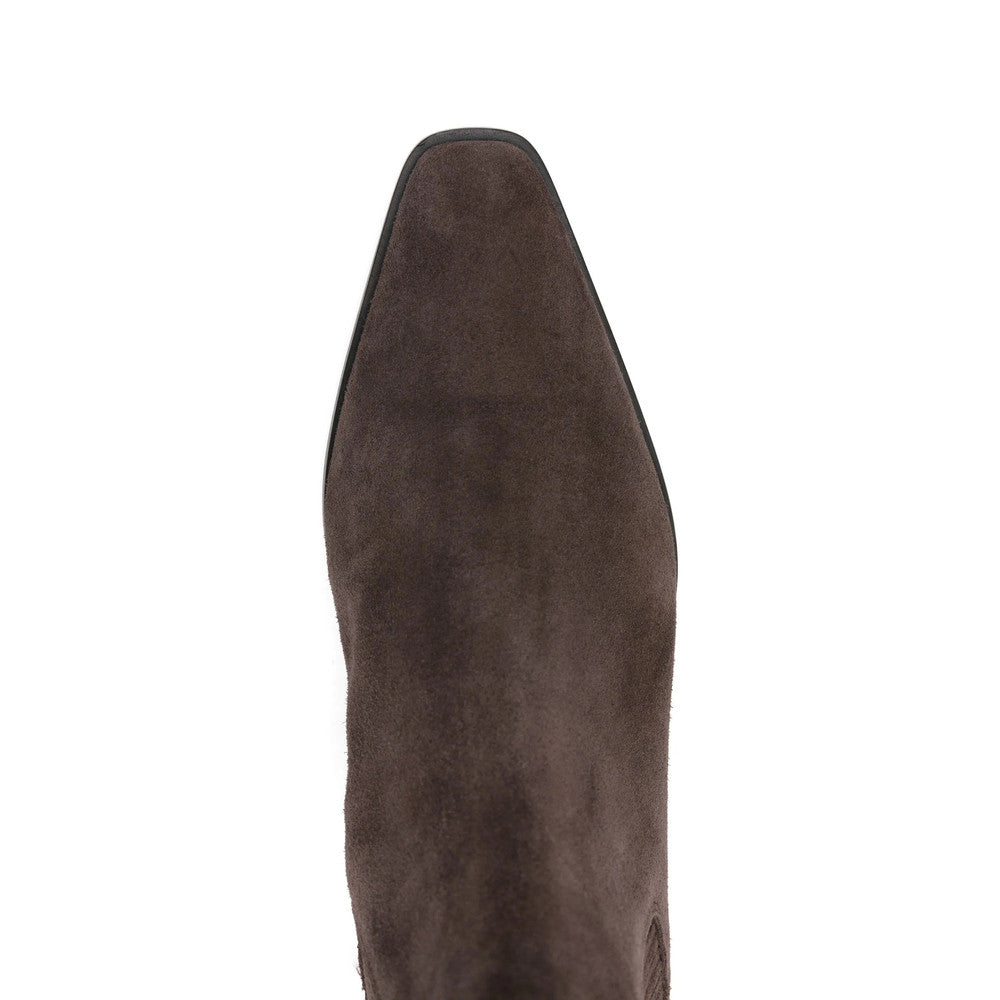 Brown Suede Agata Boots 4