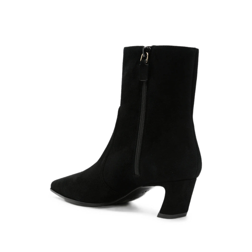 Black Stassi Zip Boots 2