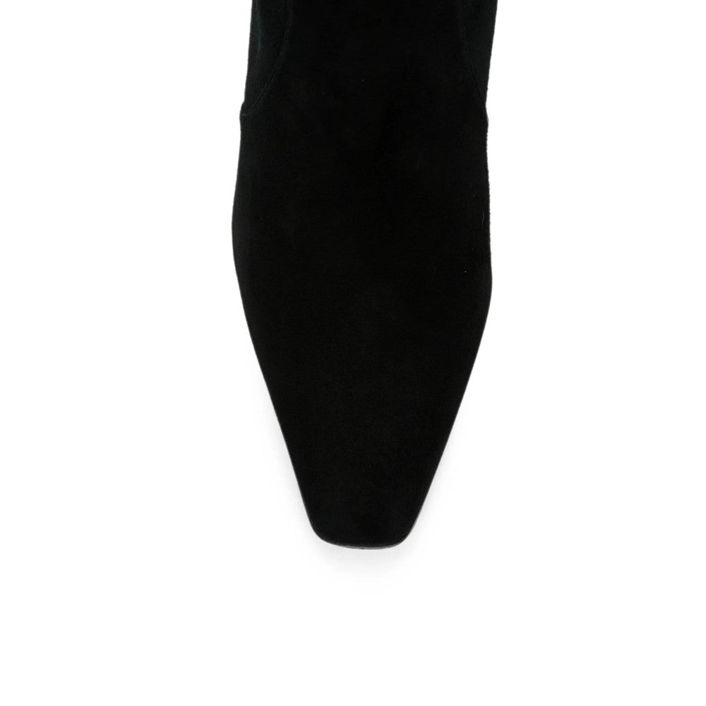 Black Stassi Zip Boots 4