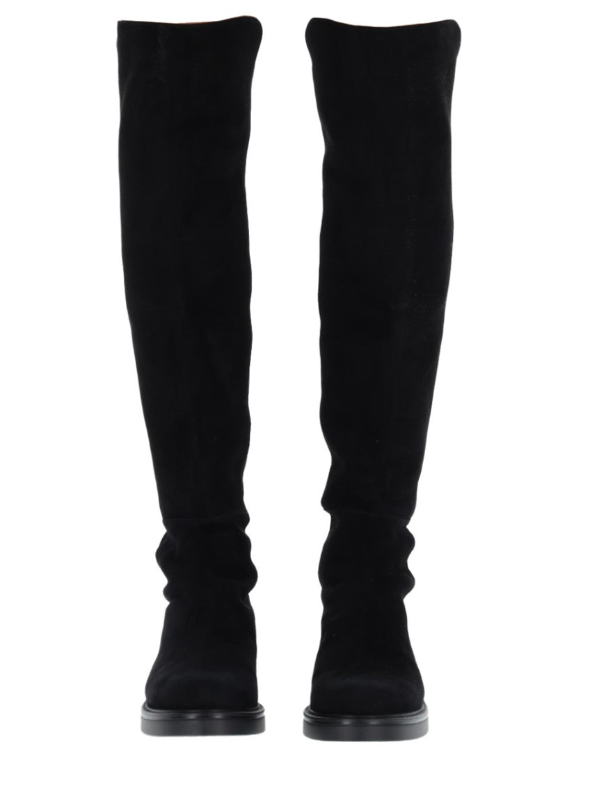 Black Over-the-knee High Boots 2