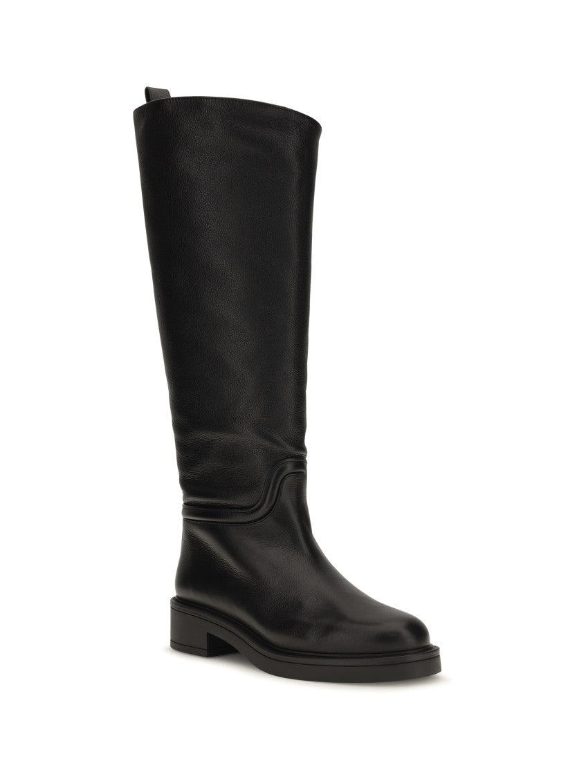 Black Knee-High Boots 1