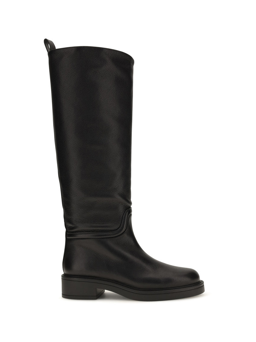 Black Knee-High Boots 2