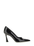 Black Leather Vinnie Pumps 1