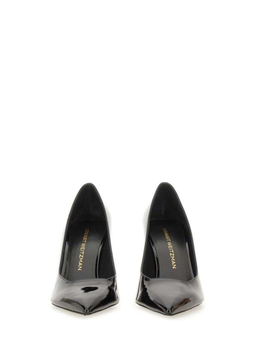 Black Leather Vinnie Pumps 4