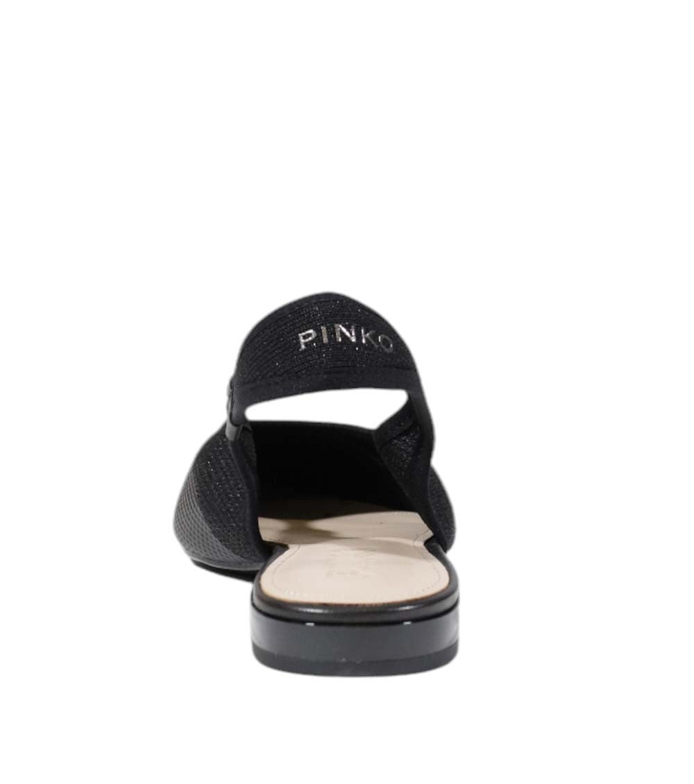 Black Textured Gianira Sandals 4