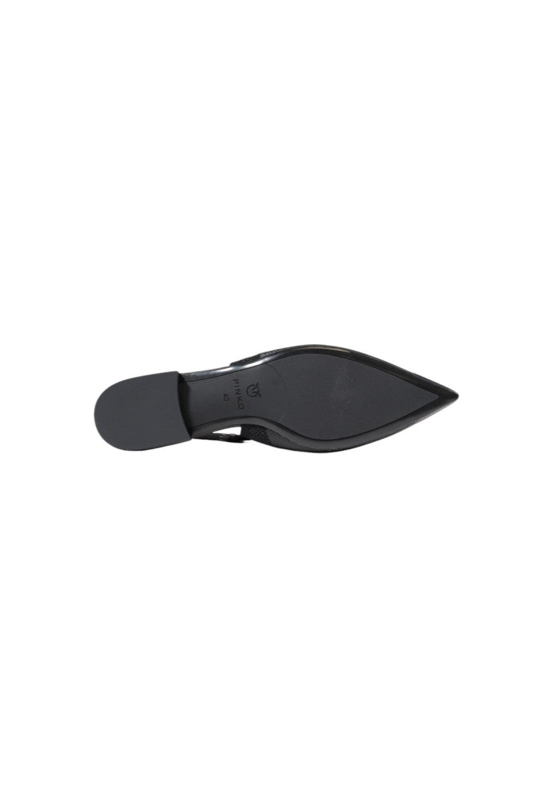 Black Textured Gianira Sandals 5