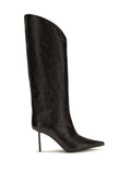 Black Textured Futura Boots 1