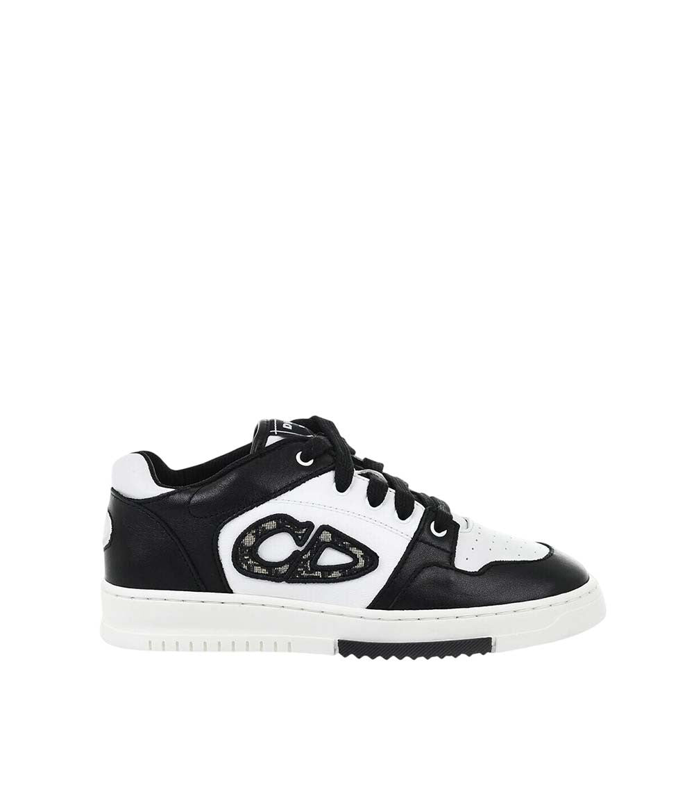 BlackWhite Dribble Low-top Sneakers 1