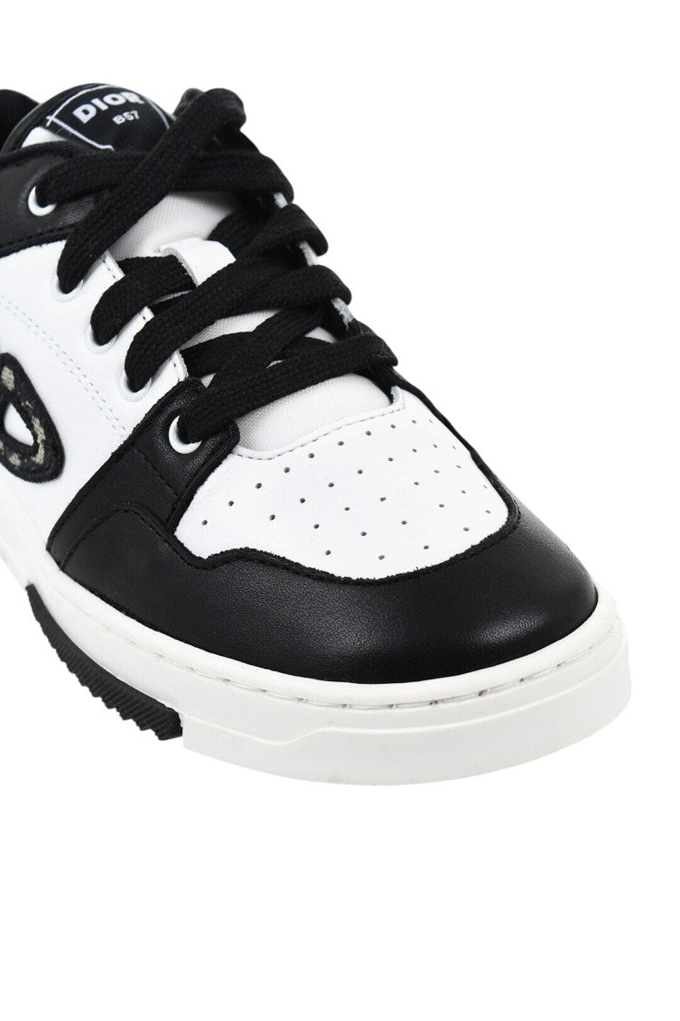 BlackWhite Dribble Low-top Sneakers 4
