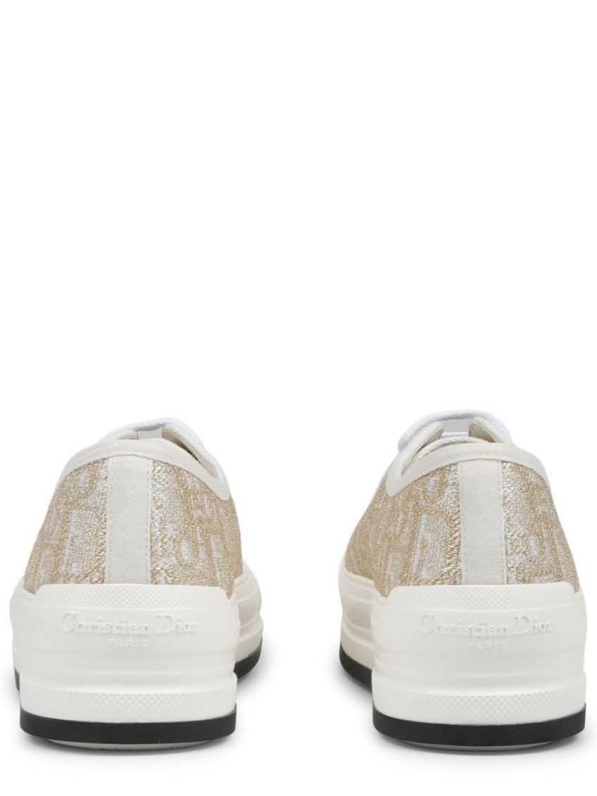 Gold Logo Motif Sneakers 4
