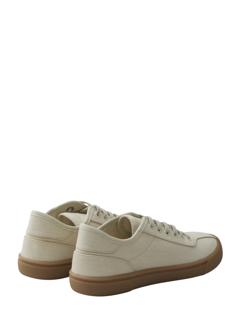 Beige Canvas Sneakers 3