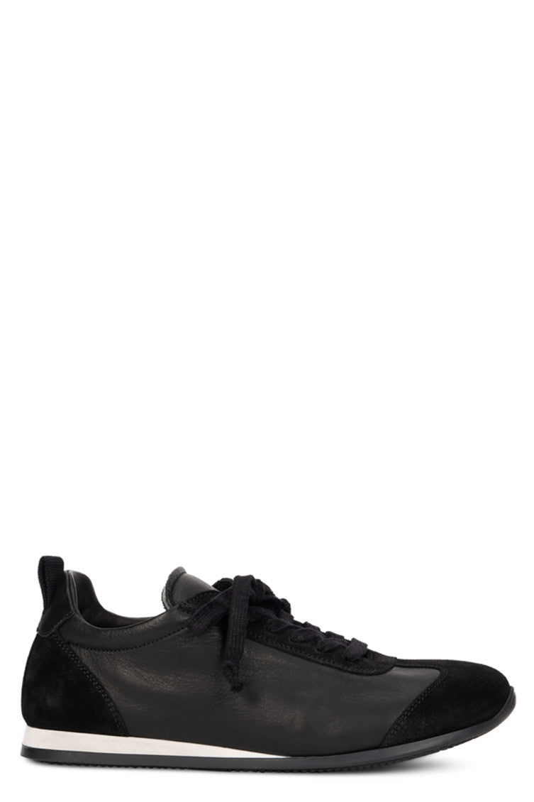 Black Leather Sneakers 1