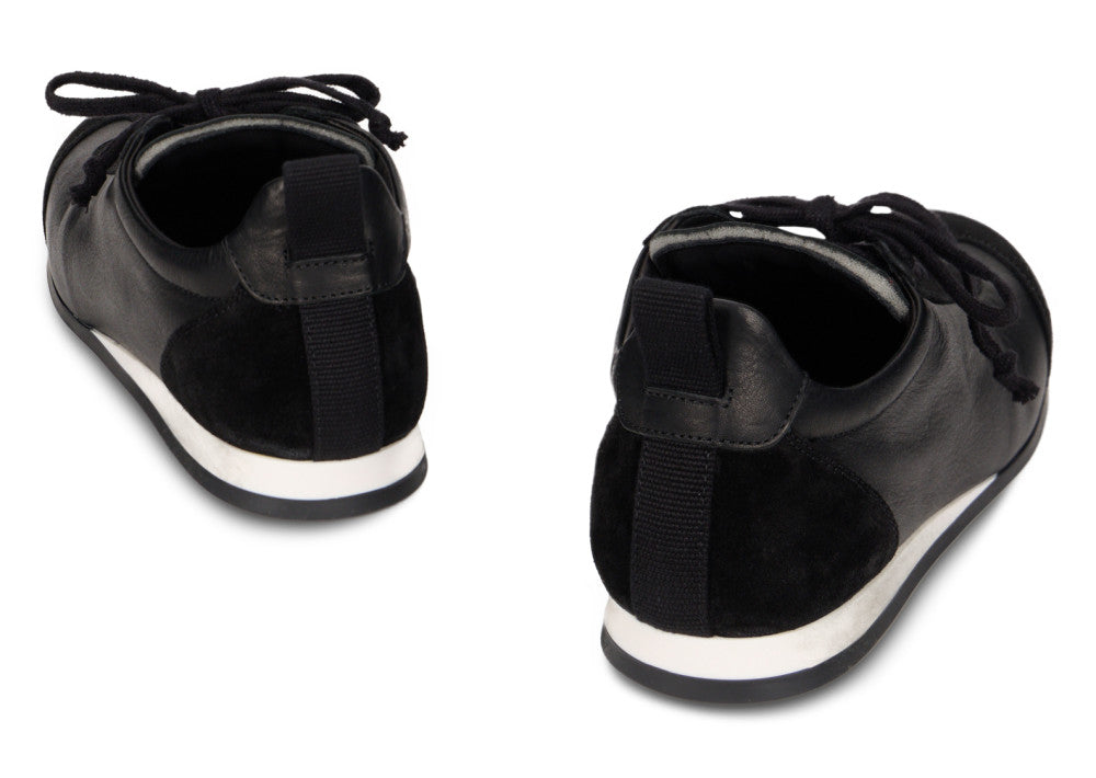 Black Leather Sneakers 4