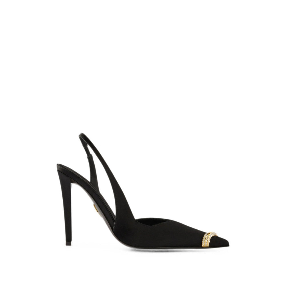 Black Embellished Pumps 1