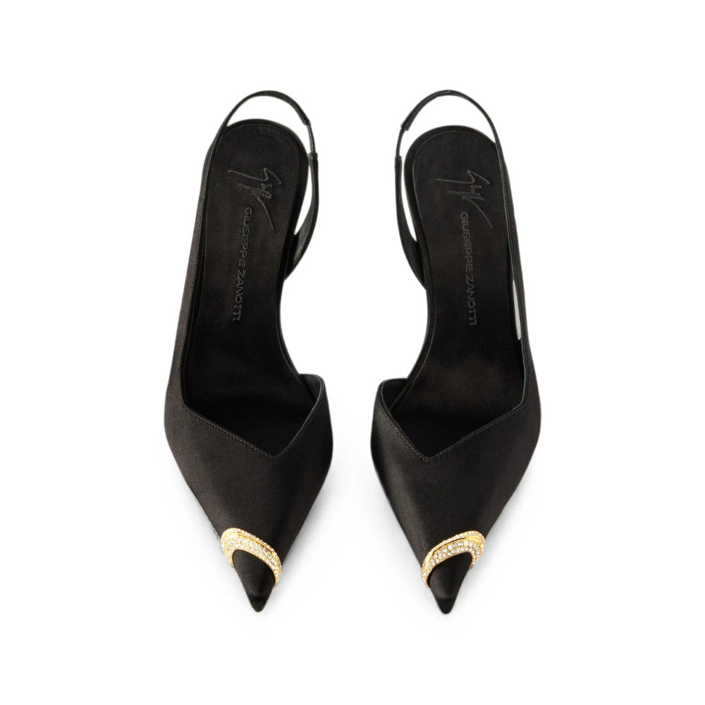 Black Embellished Pumps 3