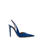Blue Slingback Pumps 1