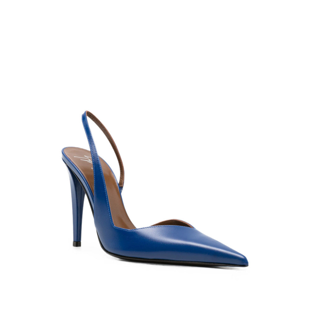 Blue Slingback Pumps 2