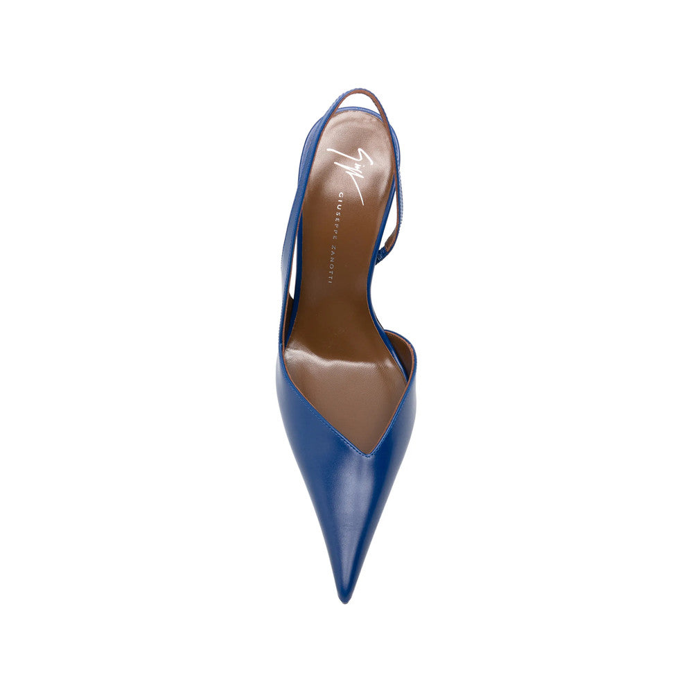 Blue Slingback Pumps 4