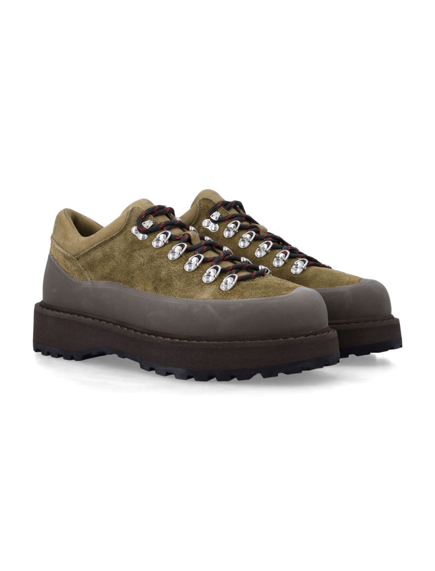 Green Suede Cornaro Hiking Boots 2