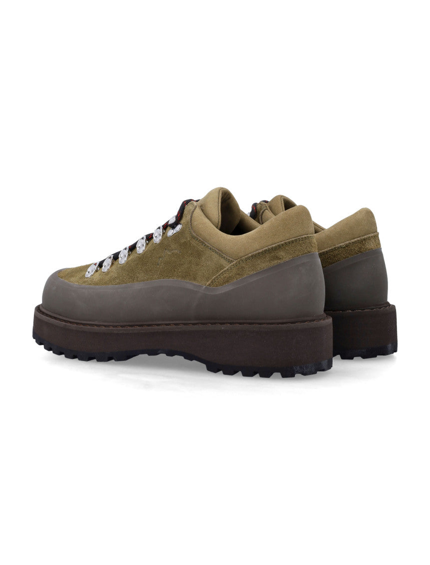 Green Suede Cornaro Hiking Boots 3