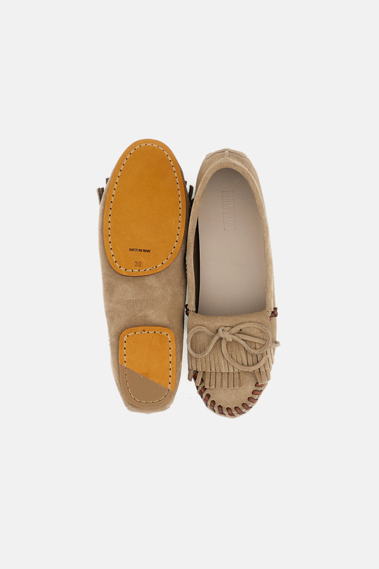 Taupe Suede Loafers 4
