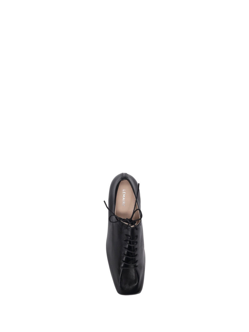 Black Leather Heels Dress Shoes 3