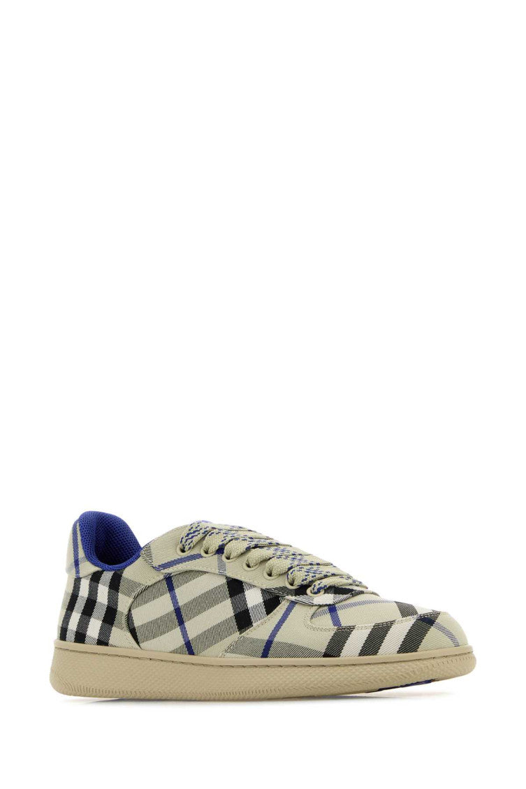Beige Lace Up Sneakers 2