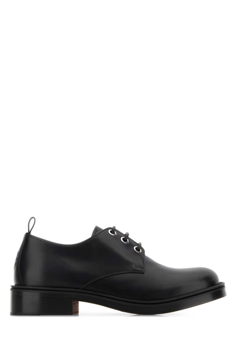 Black Leather Lace-up Shoes 1