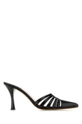 Black Leather Heels 1