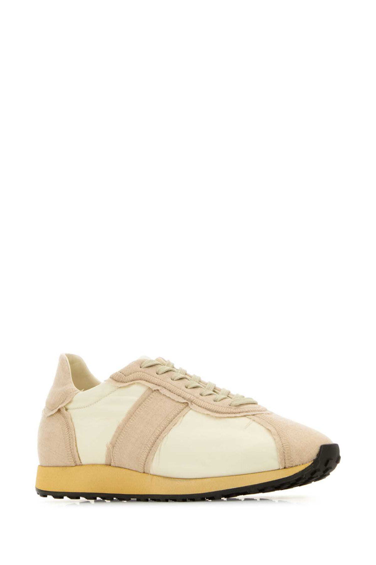 Beige Two-tone Sneakers 2