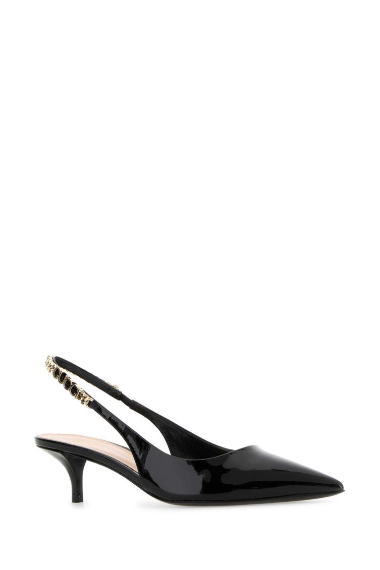 Black Leather Pumps 2