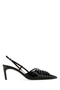 Black Leather Pumps 1