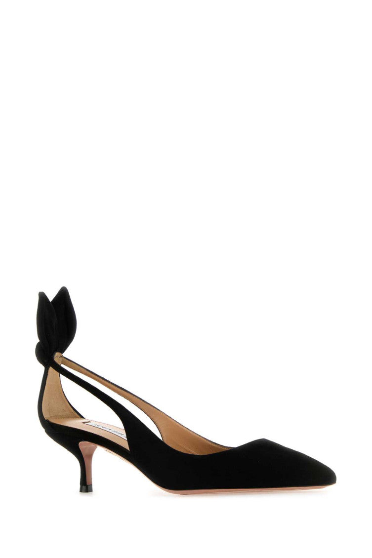 Black Bow Tie Pumps 2