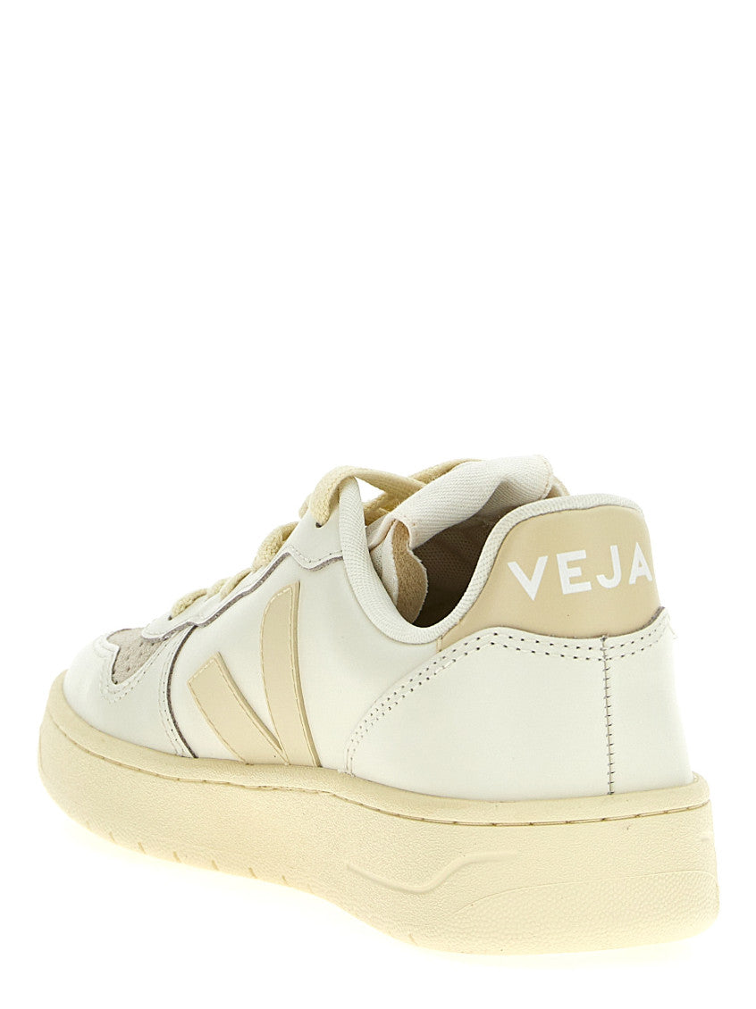 Beige V-10 Sneakers 3